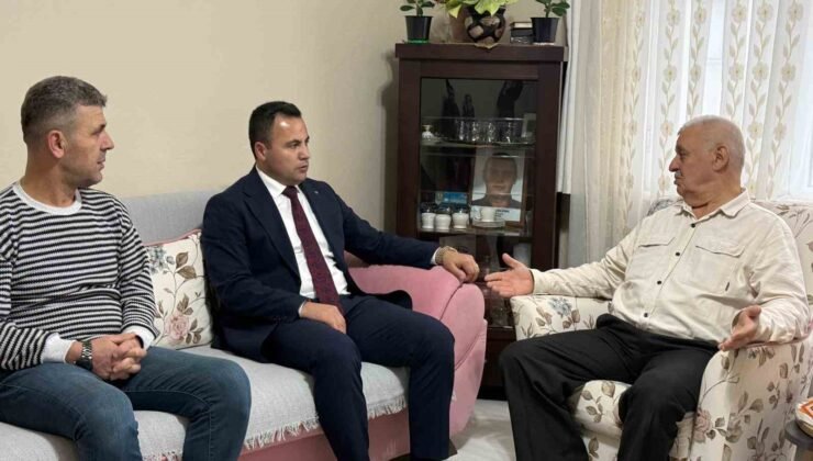 Kaymakam Uzan’ın ilk ziyareti şehit ailesi oldu