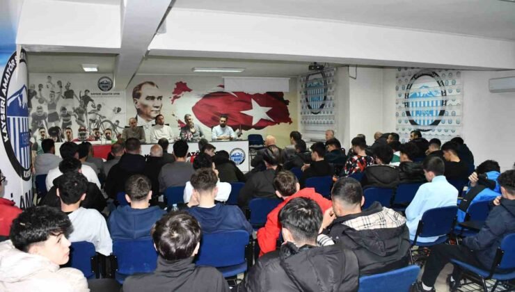 Kayseri U15 Ligi fikstür çekimi yapıldı
