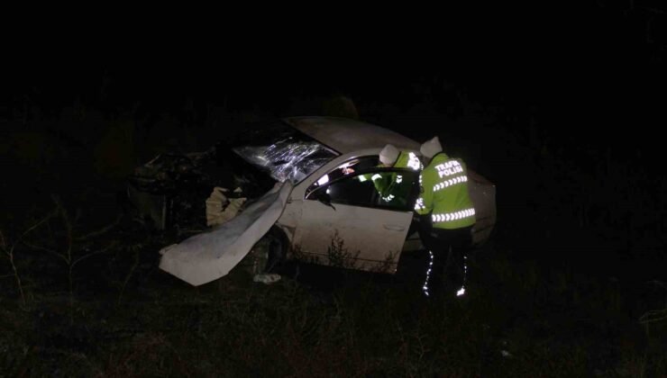 Kayseri’de uçuruma düşen otomobilin sürücüsü yaralandı