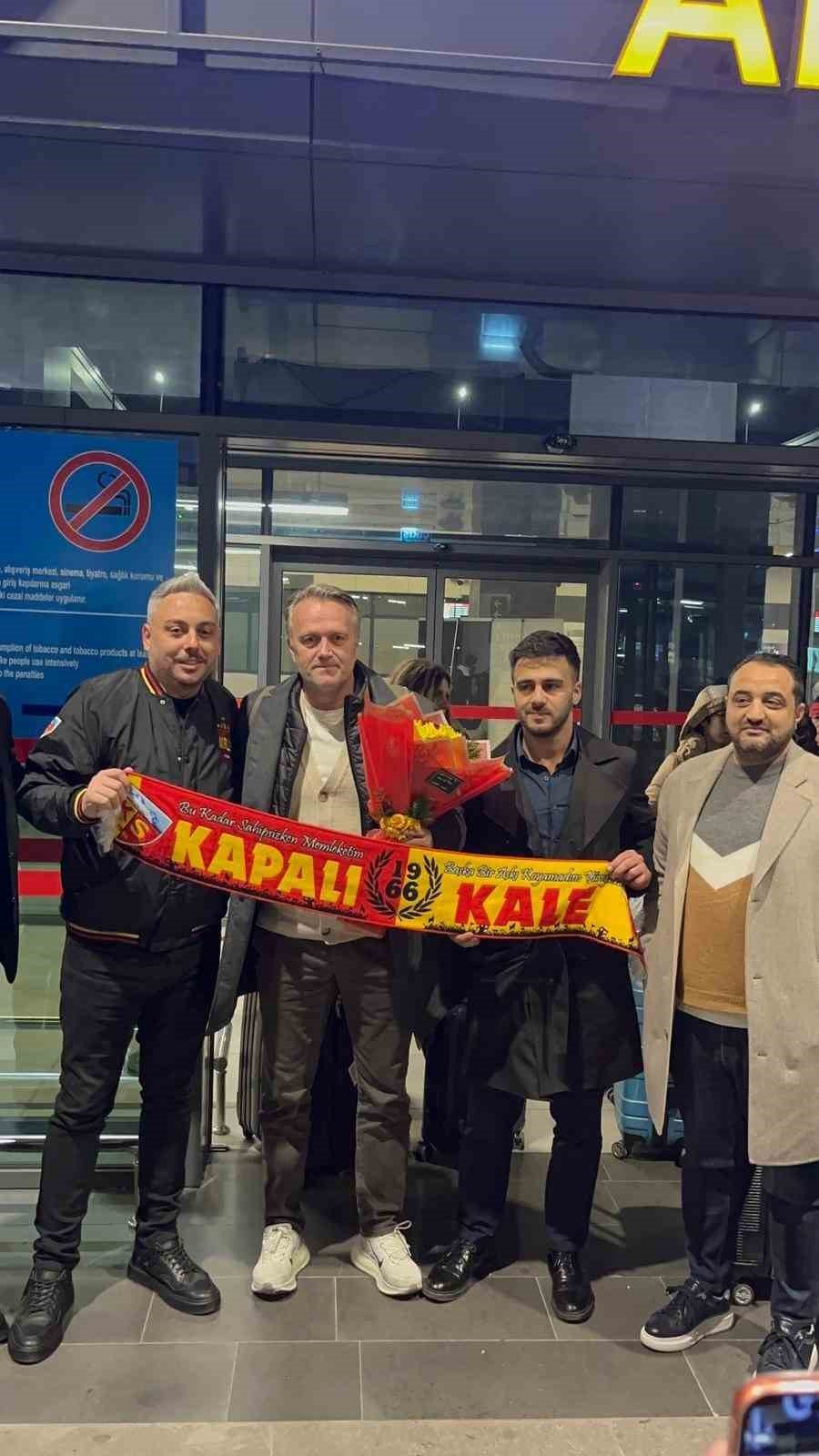 Kayserispor’un yeni teknik direktörü Erling Moe kente geldi