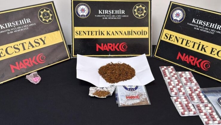 Kırşehir’de uyuşturucu operasyonu: 1 tutuklama