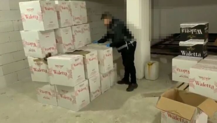 Kocaeli’de 500 bin lira değerinde kaçak tütün ve makaron ele geçirildi