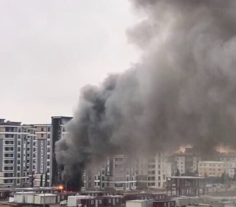 Konteyner kentte korkutan yangın