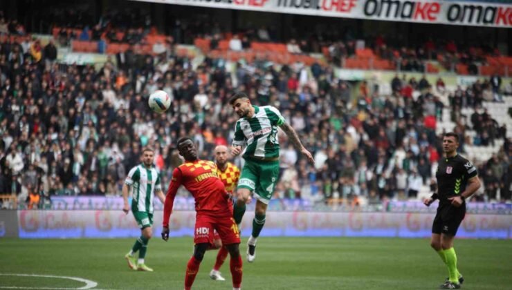 Konyaspor ile Göztepe 14. randevuda