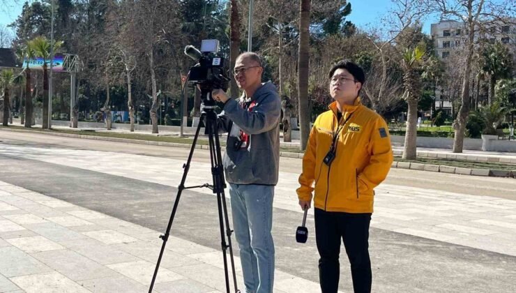 Koreli basın mensubundan depremin yıktığı Hatay’daki çalışmalara övgü dolu sözler