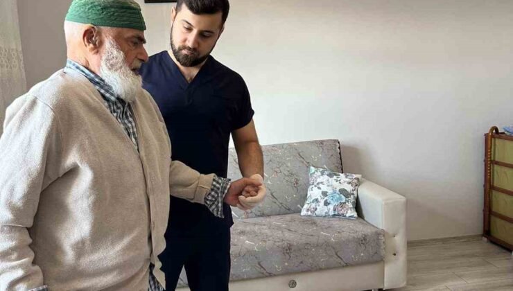 Kovancılar’da bir ilk: Evde fizik tedavi uygulaması