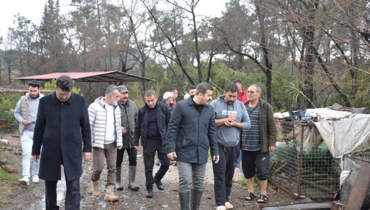 Köyceğiz Kaymakamı Kumcu, selden etkilenen bölgelerde incelemelerde bulundu