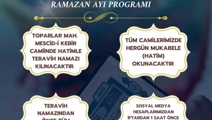 Köyceğiz’de Ramazan ayına uygun programlar düzenlenecek