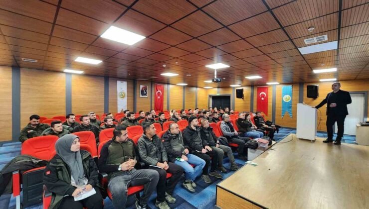 Kütahya OBM’de işletme şefleri ve orman muhafaza memurlarına eğitim