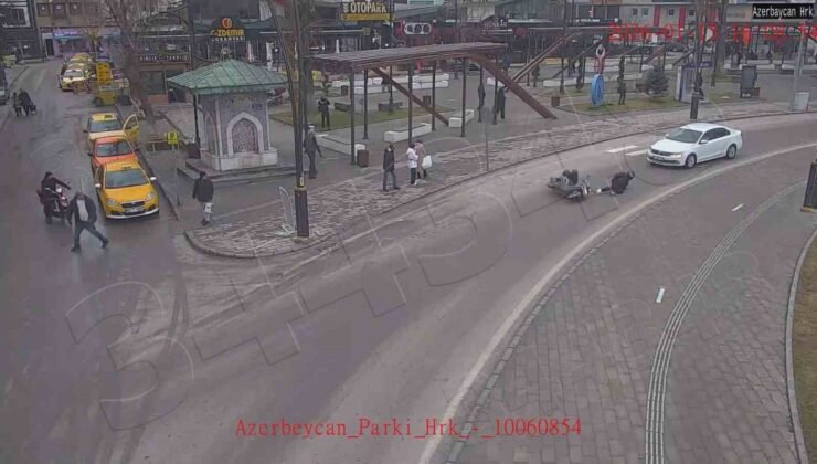 Kütahya’daki trafik kazaları kameralara yansıdı