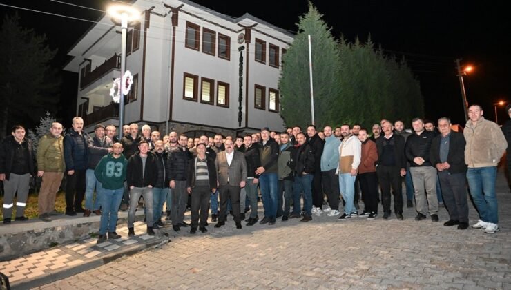 Mahalleliden Başkan Hamamcı’ya teşekkür ziyareti