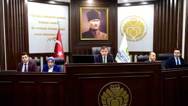 Malatya Büyükşehir Belediye Meclisi Şubat ayı toplantısı yapıldı