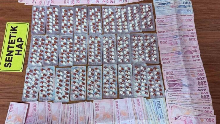 Malatya’da 457 adet sentetik ecza hap ve 234 gram uyuşturucu madde ele geçirildi