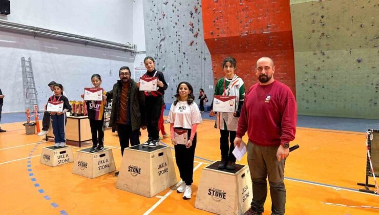 Malatya’da okul sporları tırmanış yarışmaları tamamlandı