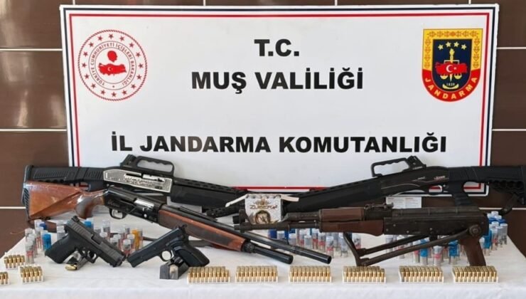 Malazgirt’te ruhsatsız silah operasyonu: 6 kişi tutuklandı