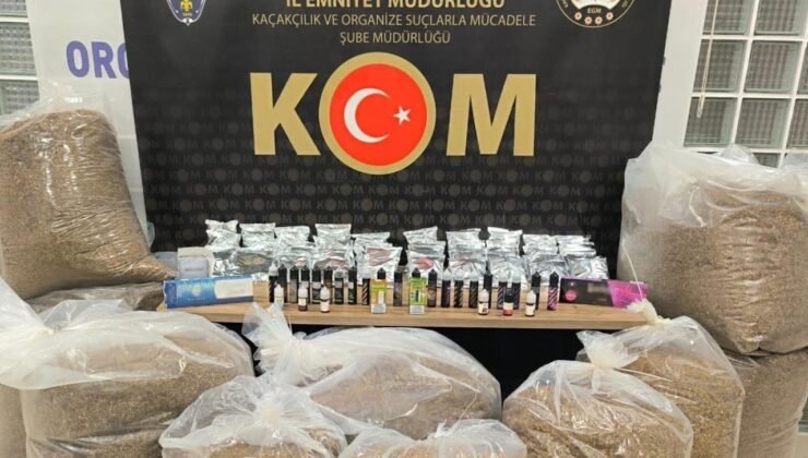 Manisa’da 3 ilçede kaçak tütün operasyonu