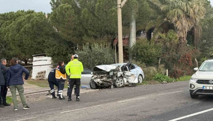 Manisa’da zincirleme trafik kazası: 2 ölü, 4 yaralı