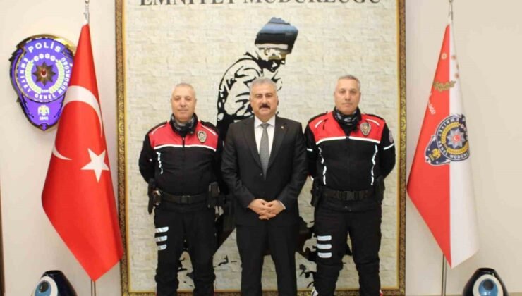 Manisa’nın ikiz polisleri emekliye ayrıldı
