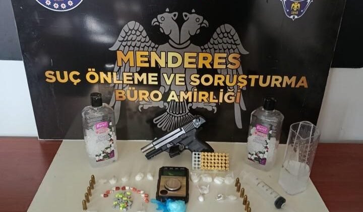 Menderes’te uyuşturucu operasyonu