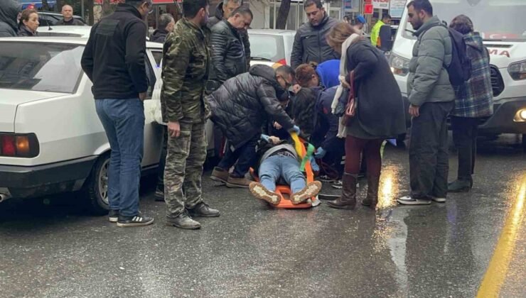 Menteşe’de otomobil yaya çarptı: 1 yaralı