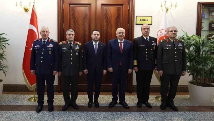 Milli Savunma Bakanı Güler’den Adalet Bakanı Gürlek’e hayırlı olsun ziyareti