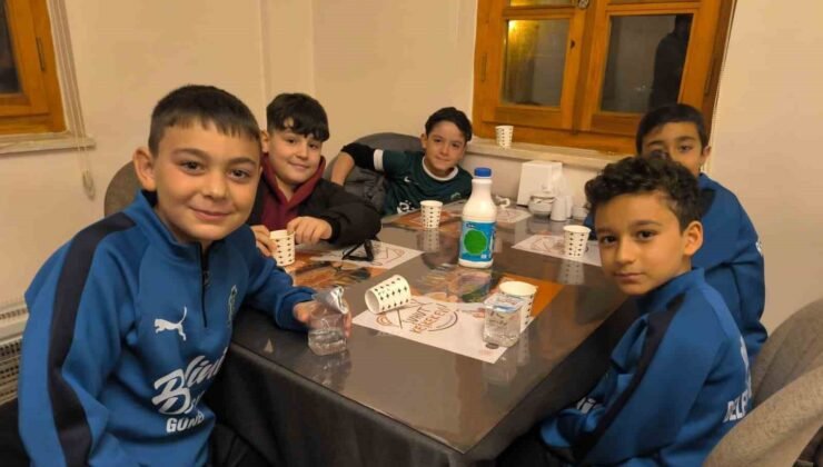 Minik kramponlar moral depoladı