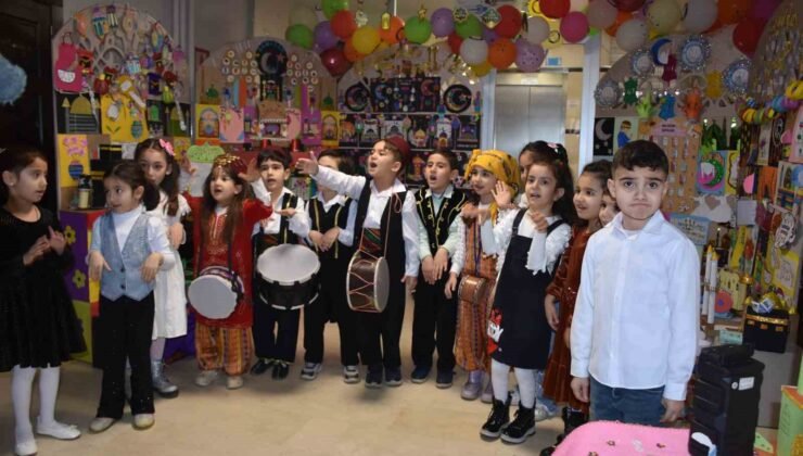 Miniklerin “Hoş Geldin Ramazan” etkinliği göz doldurdu