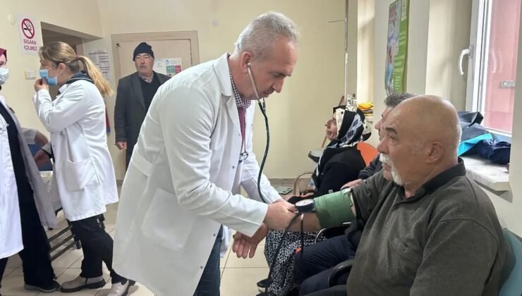 Mobil Sağlıklı Hayat Timi Bademdere’de hizmet verdi