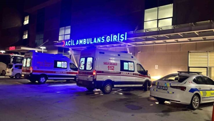 Motosiklet sürücüsü askeri personel ağır yaralandı