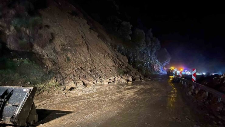 Nazilli Belediyesi’nden heyelan bölgesinde yoğun mesai