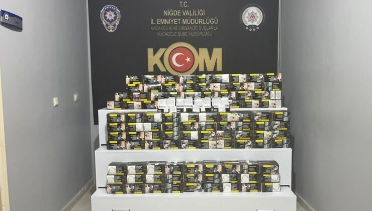 Niğde’de kaçak tütün operasyonu: 2 şüpheli yakalandı
