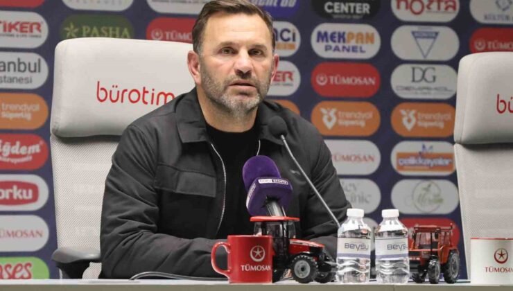 Okan Buruk: “Galatasaray takımı ağırlığını koyup maçı kazanmak zorundaydı”