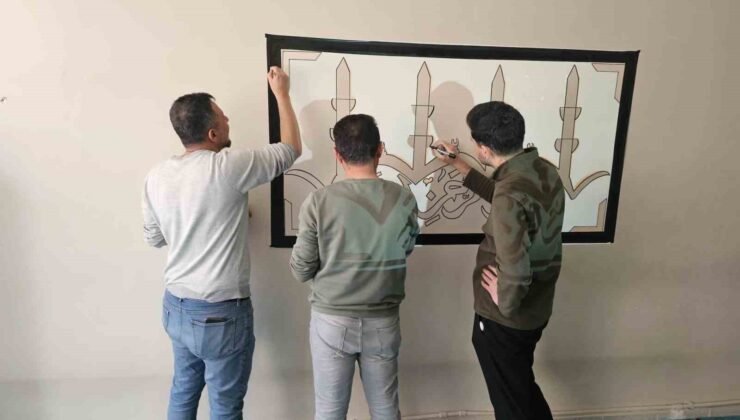 Okul mescitleri Ramazan’a uygun şekilde tezyin edildi