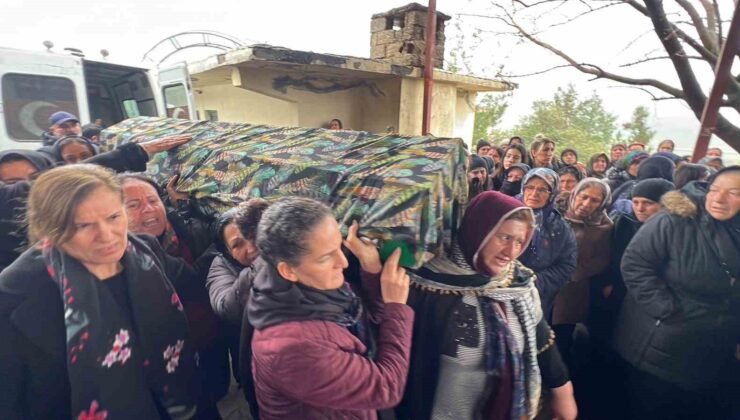 Öldürülen 2 çocuk annesi son yolculuğuna uğurlandı