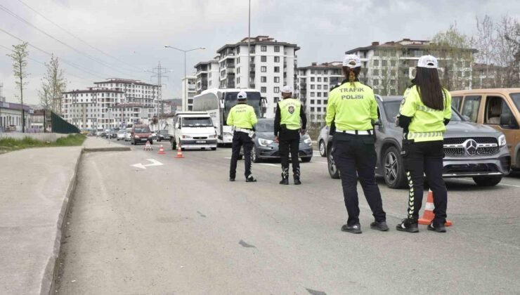 Ordu’da bir haftada 18 binden fazla araç ve sürücüsü denetlendi