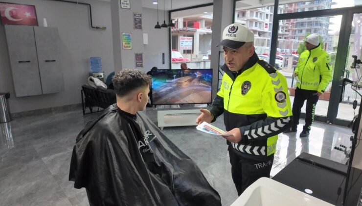 Ordu’da kuaför salonlarında trafik güvenliği projesi