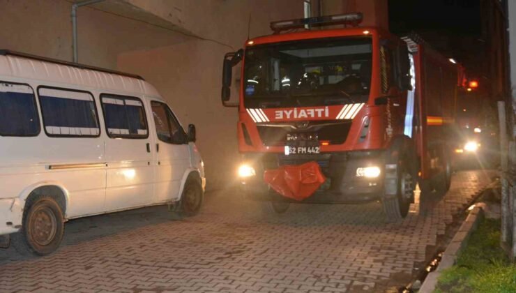 Ordu’da sahur vakti baca yangını panik oluşturdu