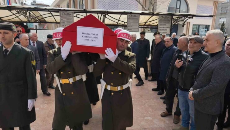 Ordulu Kıbrıs gazisi, son yolculuğuna uğurlandı