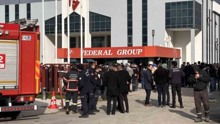 Organize sanayideki koku ekipleri harekete geçirdi