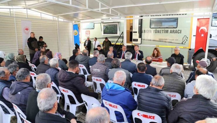 Orman yangınlarına karşı köylerde seferberlik