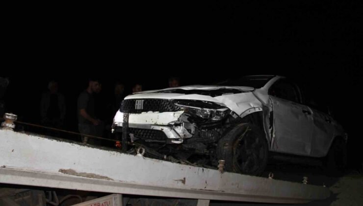 Otomobil fındık bahçesine uçtu: 2 yaralı