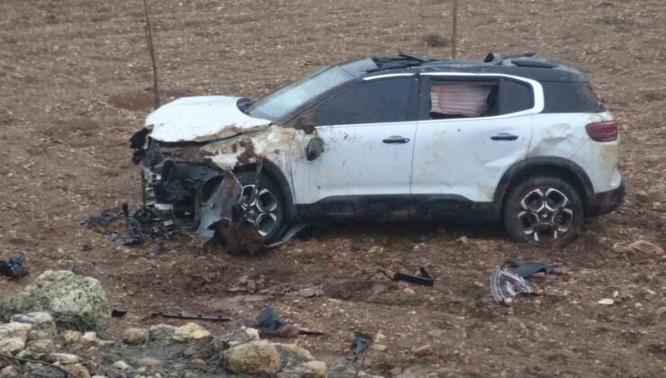 Otomobil şarampole yuvarlandı, aynı aileden 5 kişi yaralandı