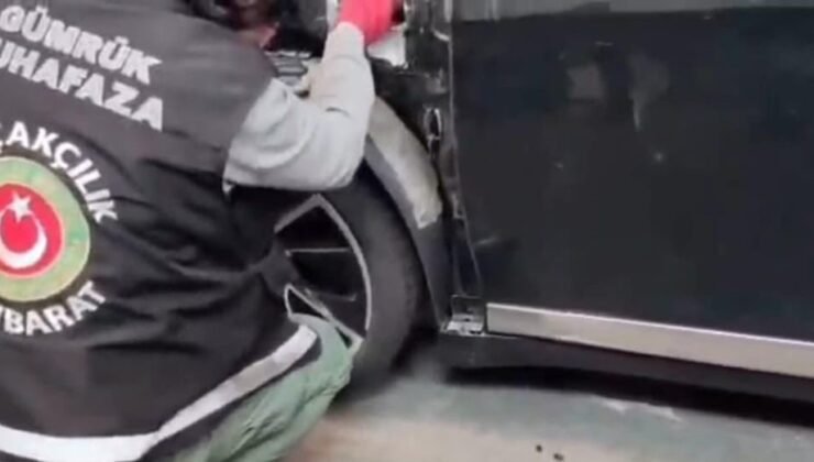 Otomobilin ön tamponunda 11 kilogram eroin ele geçirildi