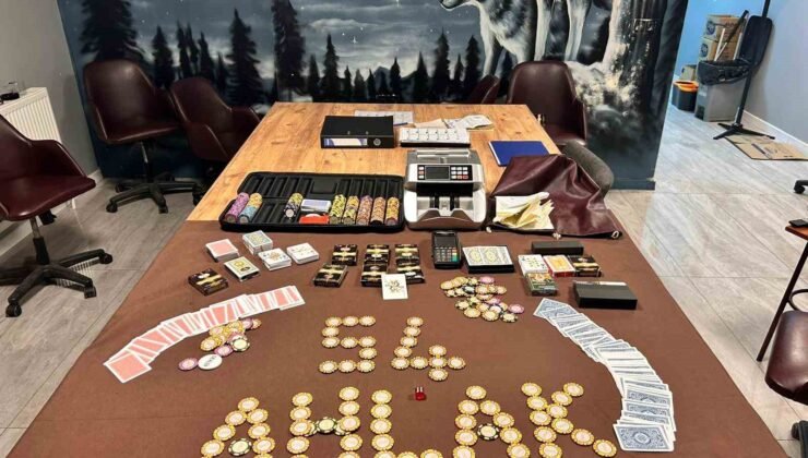 Özel davetiyeli poker masasına emniyet operasyonu: 18 kişiye toplam 208 bin lira ceza