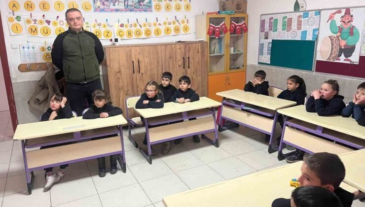 Pazarlar ilçesinde minik öğrencilere “Yeşil Vatan” eğitimi