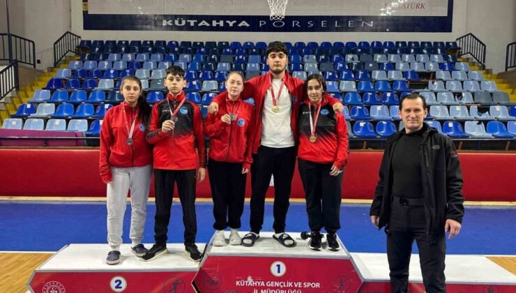Pazarlar Spor Lisesi’nden, taekwondo il müsabakalarına damga