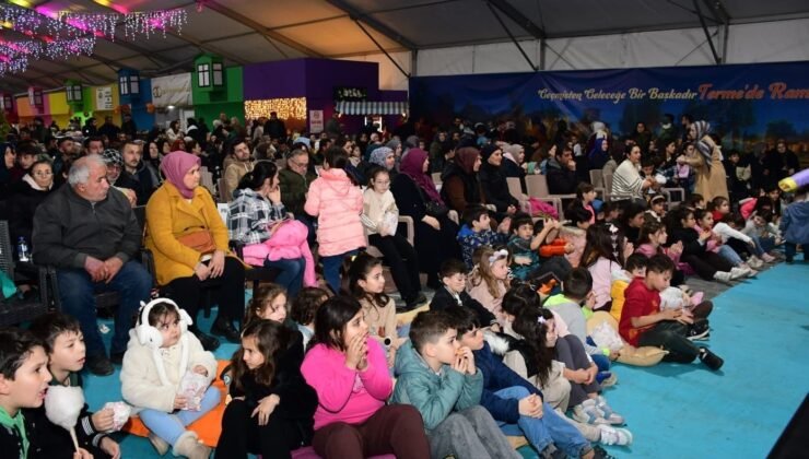 Ramazan coşkusu Terme’de sahneye taşındı