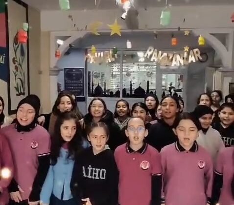 Rize’de okullarda öğrencilerin Ramazan coşkusu