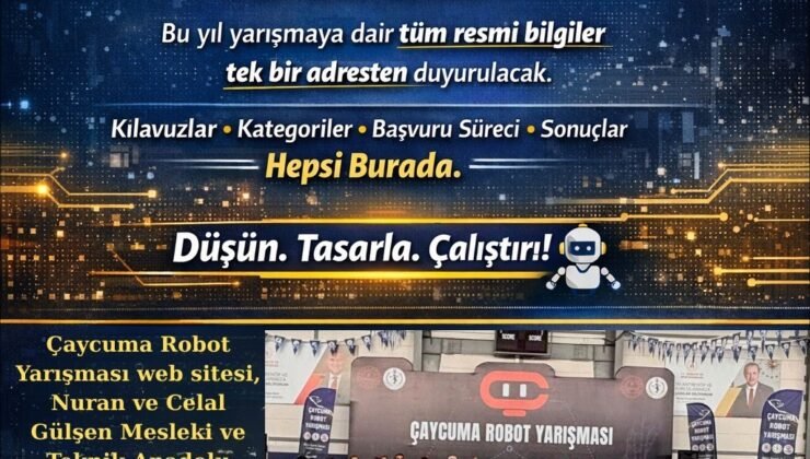 Robot yarışmasının resmi web sitesi yayında