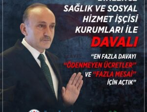 Sağlık ve sosyal hizmet işkolunda en fazla dava ‘ödenmeyen ücretler’ ve ‘fazla mesai’ için açıldı